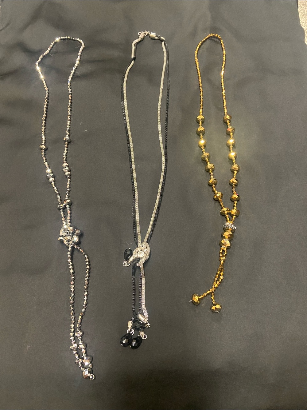 Silver and Gold Beaded Women’s Necklaces - Elegant Layered Styles